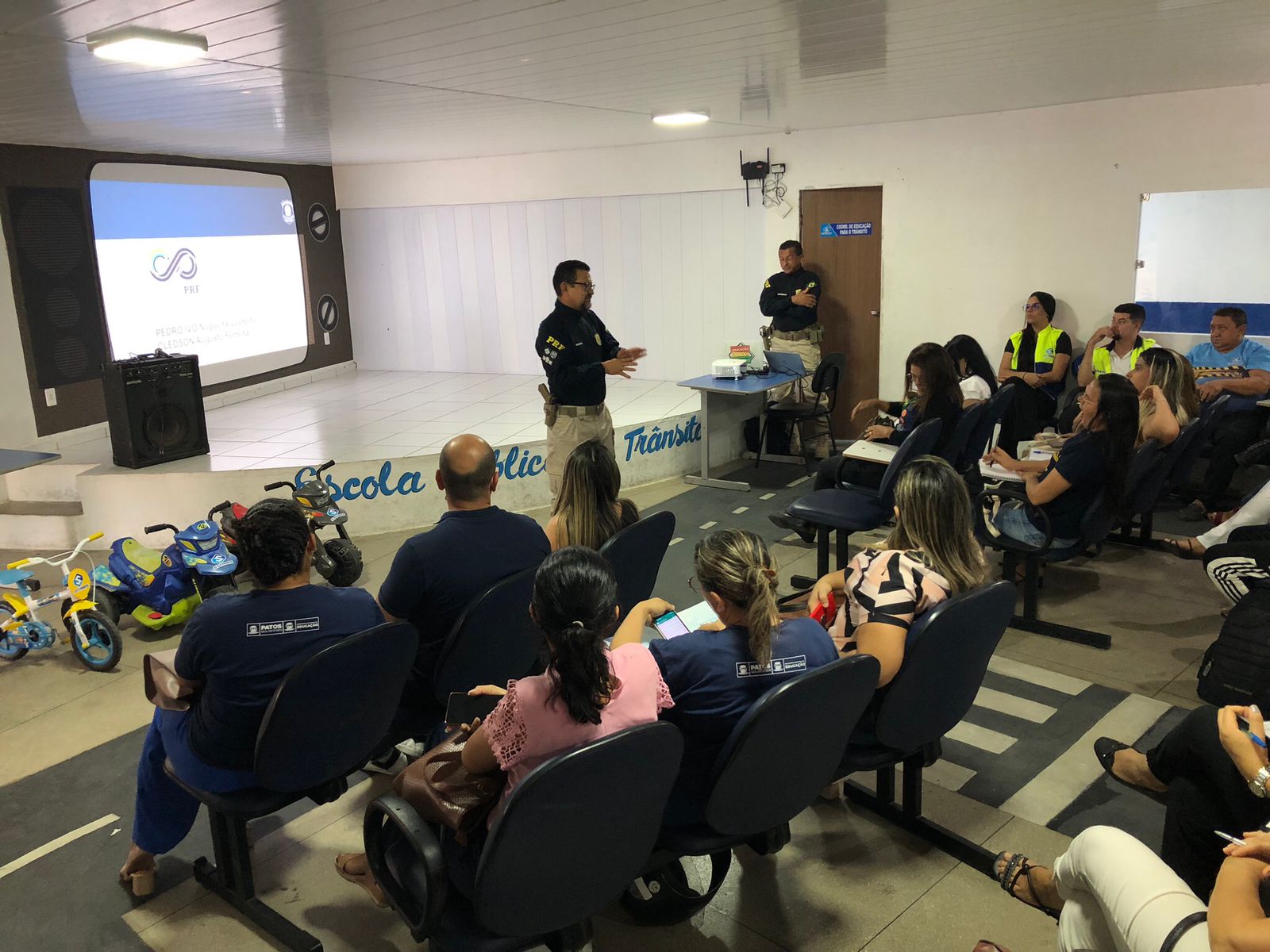 STTRANS, Secretaria de Educação e PRF fecham parceria para ampliar as ações de Educação para o Trânsito em Escolas de Patos