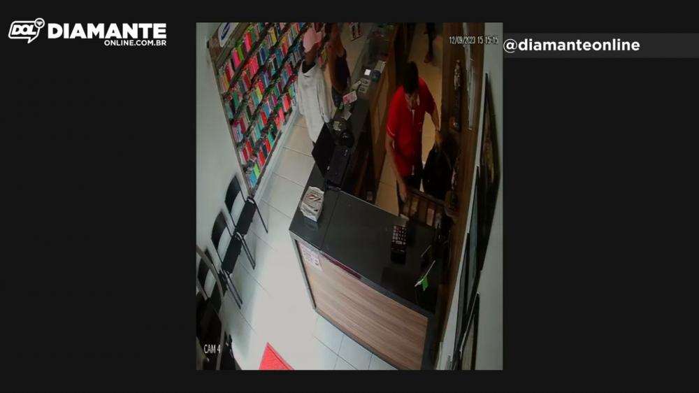 Loja é assaltada pela segunda vez em menos de três meses em Piancó; veja vídeo