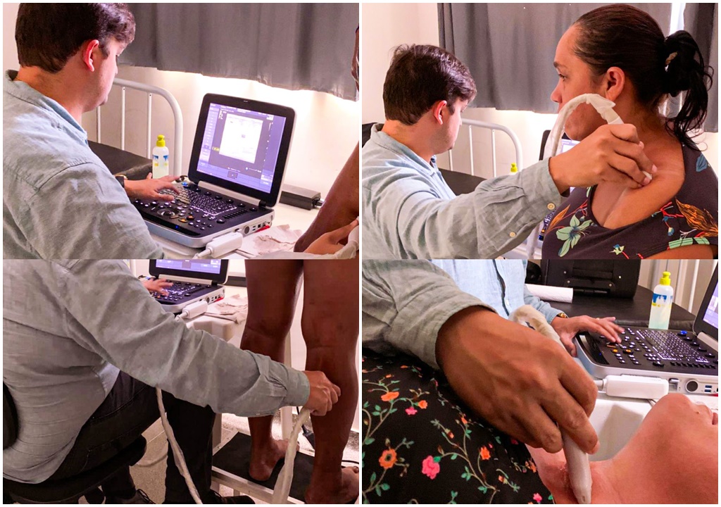 Prefeitura de Salgadinho-PB realiza mais de 100 ultrassonografias com o Dr. Tiago Wanderley