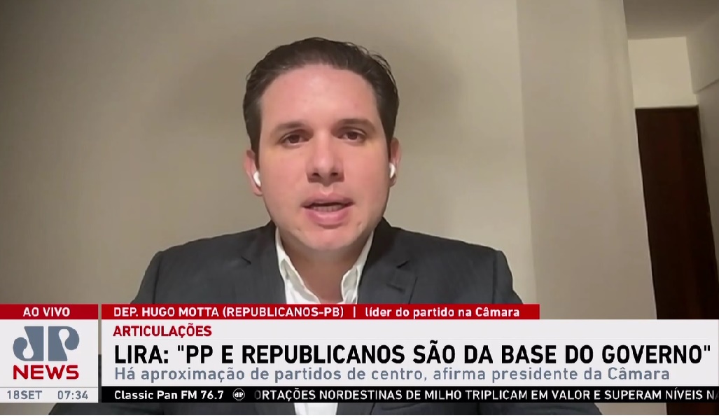 Mesmo tendo recebido Ministério de Lula, Hugo Motta diz que seu partido permanece independente