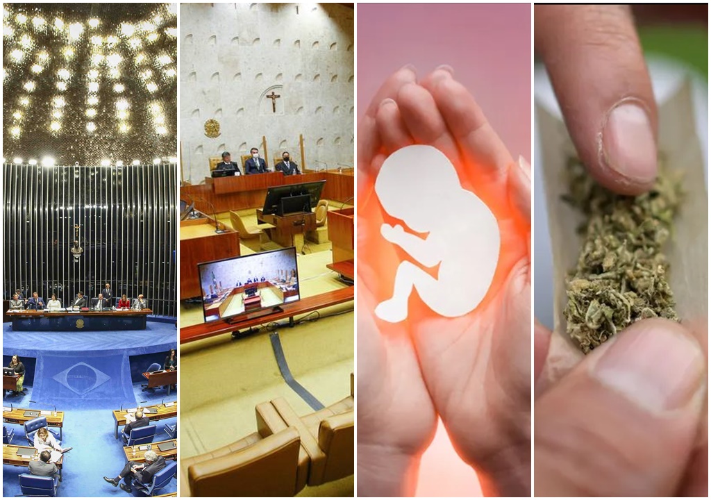 Senado ameaça reação contra STF e preparam PECs contrárias a liberação das drogas, do aborto, dentre outras
