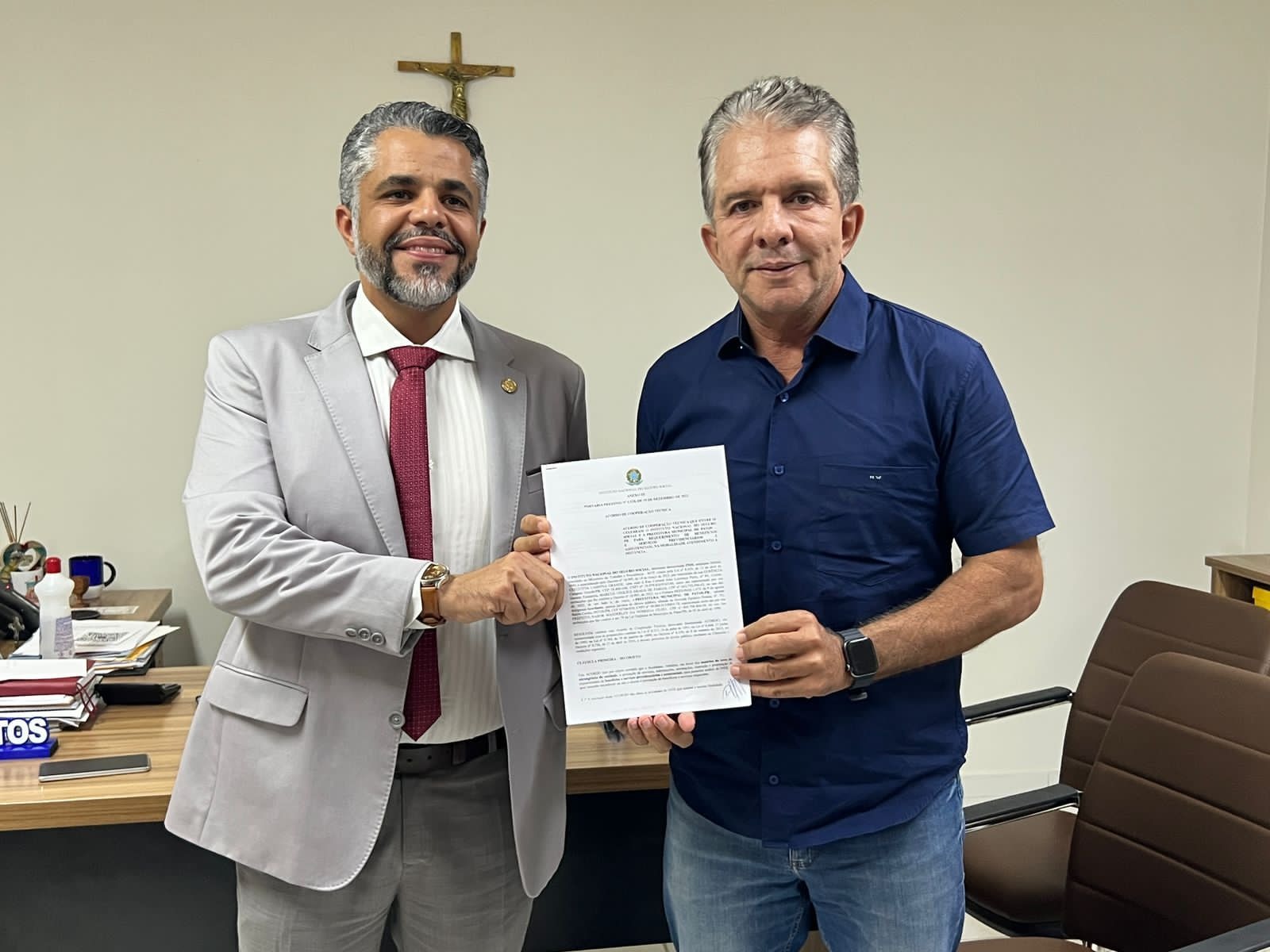 Prefeitura de Patos assina acordo de cooperação com INSS e poderá requerer benefícios para população