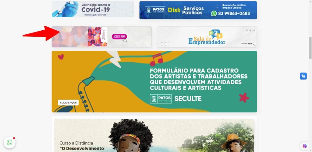 Prefeitura de Patos informa que versão digital da Cartilha da Mulher está disponível no site