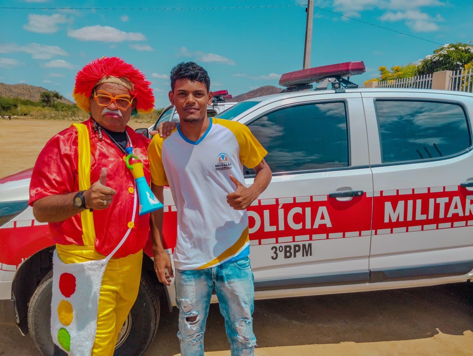 3º BPM realiza ações educativas no âmbito do Programa PROERD, em Areia de Baraúnas