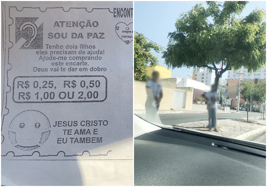 Cresce o número de pessoas pedindo ajuda financeira nos semáforos de Patos 