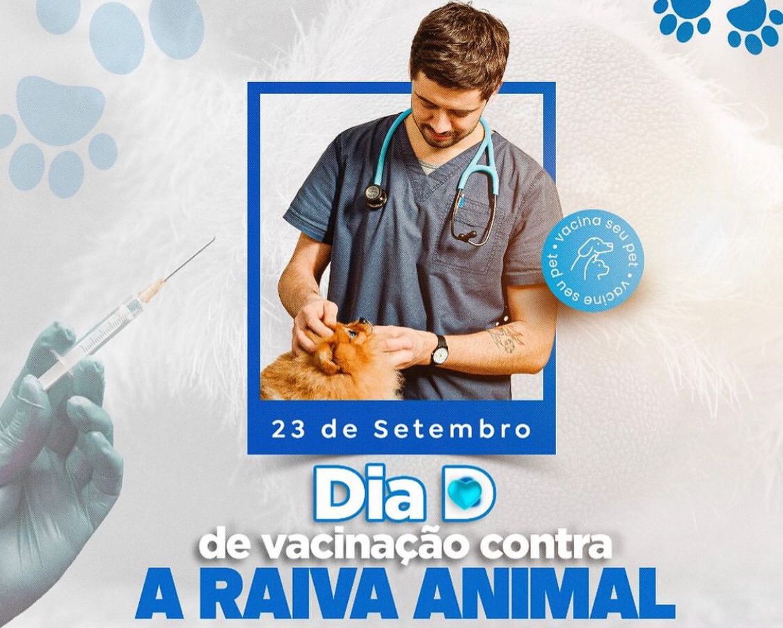Santa Terezinha realiza neste sábado (23) vacinação contra a raiva animal