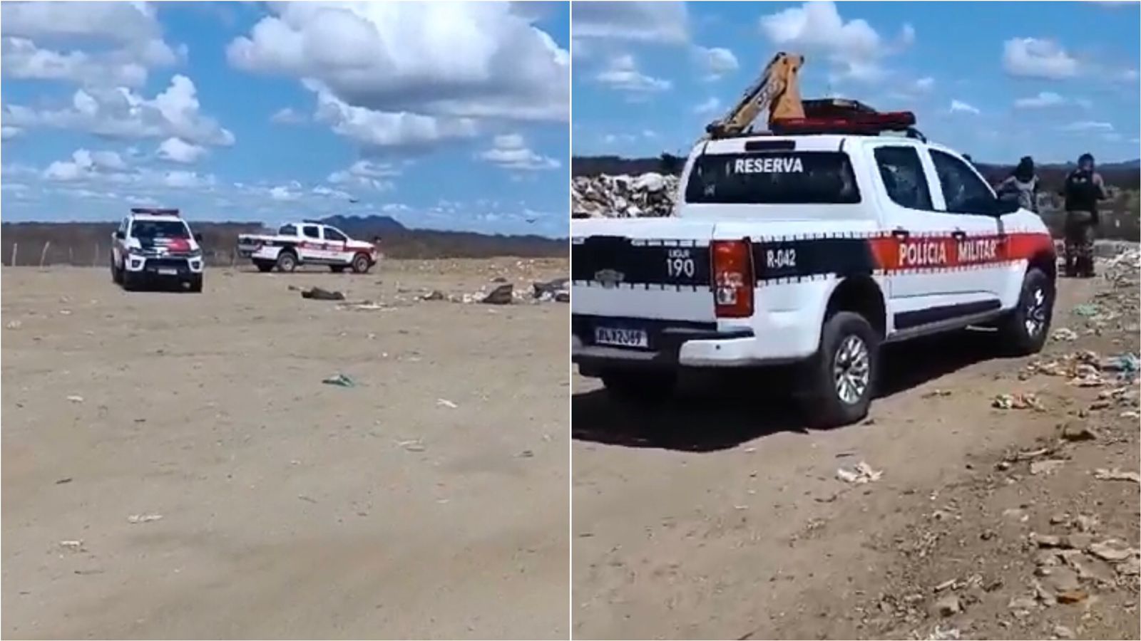 Após relato de assessor parlamentar, PM vai à Estação de Transbordo de Patos, mas não encontra arma de fogo ou indícios de agressão por parte dos funcionários, diz Prefeitura