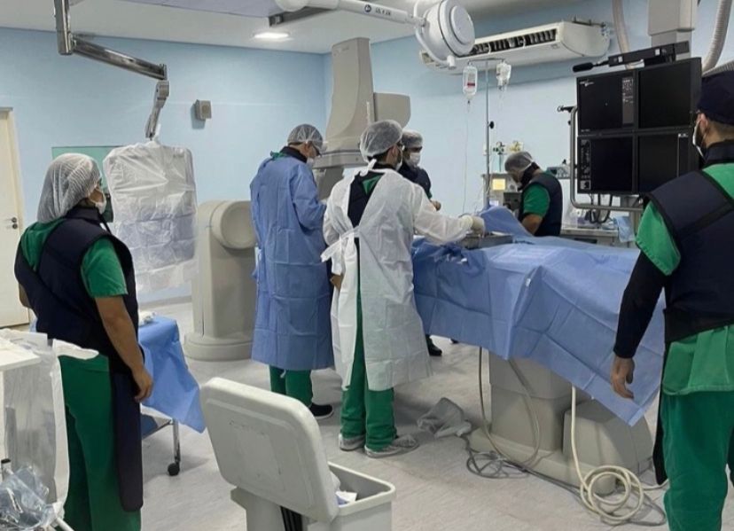 Médicos do setor de Hemodinâmica do Hospital Regional de Patos comemoram projeto de ampliação do setor