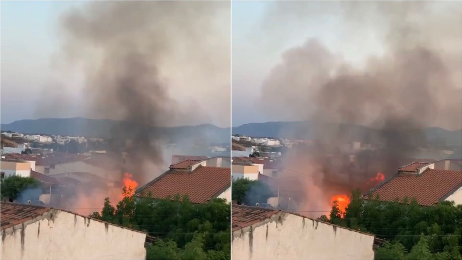 Moradora do bairro da Maternidade, em Patos, reclama de queimadas e incêndios criminosos colocados em vegetação seca; veja vídeo