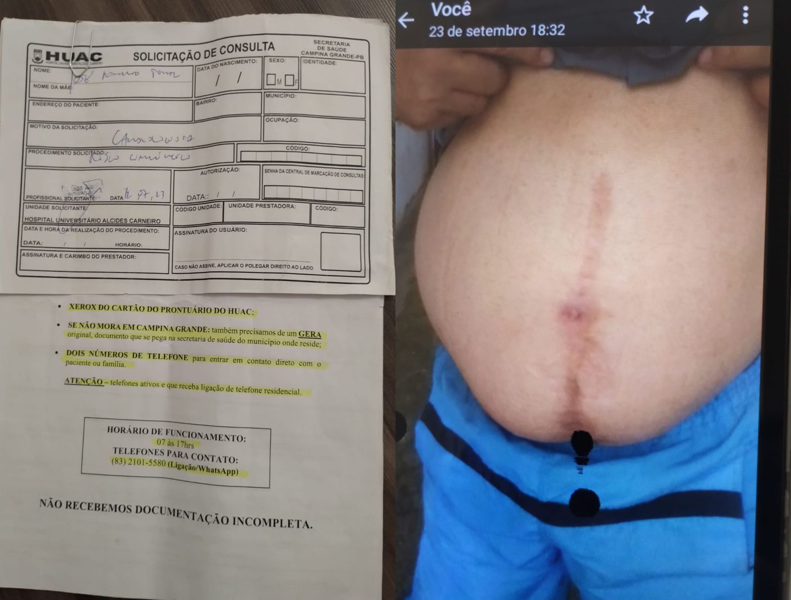 Aposentado busca ajuda para cirurgia de hérnia após seis procedimentos anteriores; saiba como contribuir