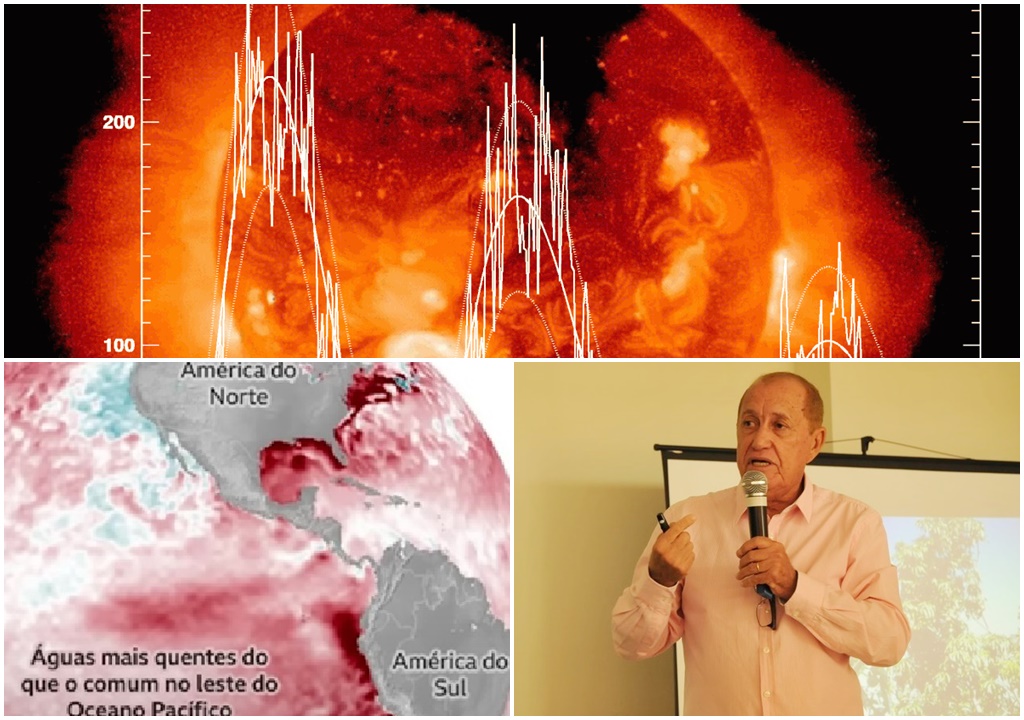 Aumento da atividade solar, associada ao efeito do El Niño, está provocando altas temperaturas em Patos e em várias partes do mundo, segundo meteorologista. Ouça