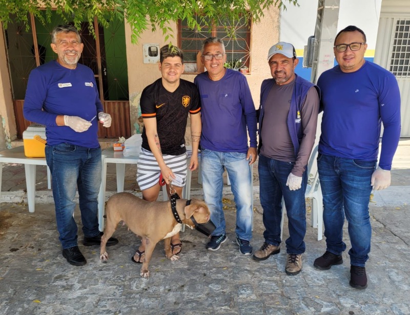 Prefeitura de Catingueira realiza Dia ‘D’ da Campanha de Vacinação Antirrábica