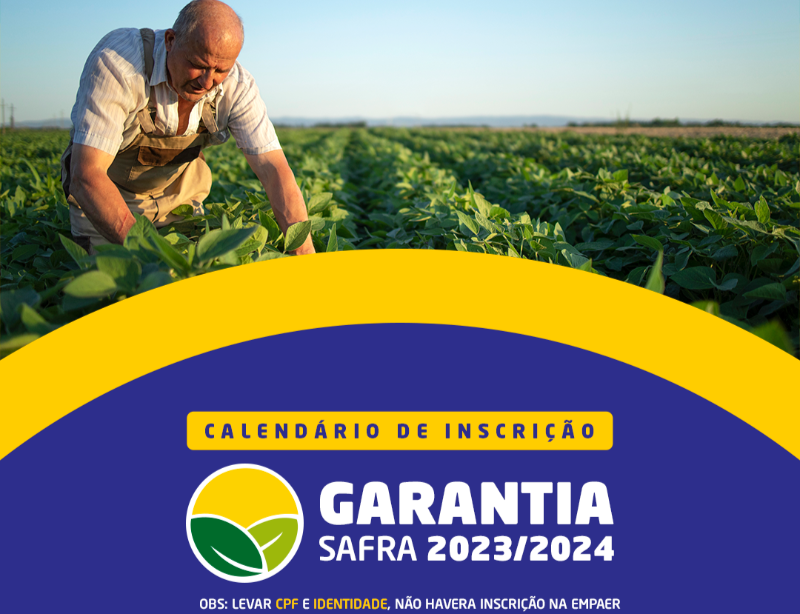 Prefeitura de Catingueira inicia na próxima segunda-feira (02), inscrições para o Programa Garantia Safra; veja o calendário