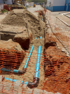 Obra de ampliação do sistema de abastecimento de Cacimbas e Desterro entra na reta final