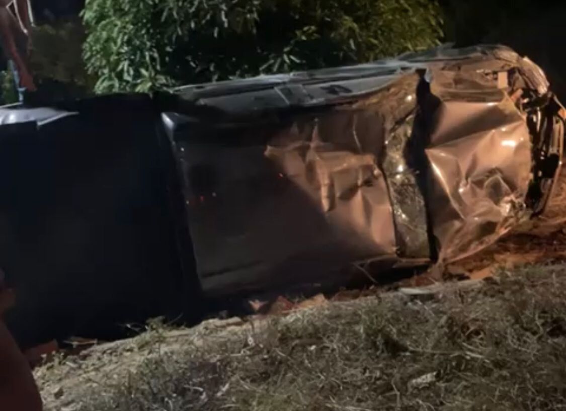 Animais soltos provocam grave acidente envolvendo dois carros, entre Teixeira e Desterro, na noite desta sexta-feira (29); veja vídeo