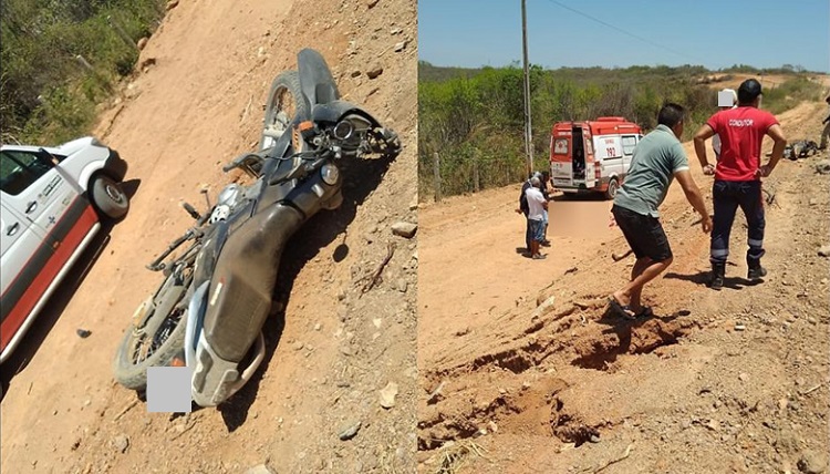Idoso de 66 anos morre em acidente de moto em rodovia estadual do Sertão