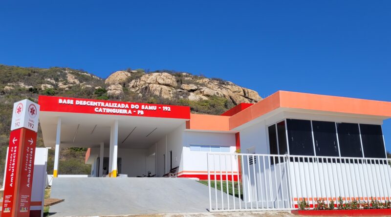 Prefeitura de Catingueira entrega nova Base do SAMU nesta quarta-feira (04), durante comemoração do aniversário da cidade