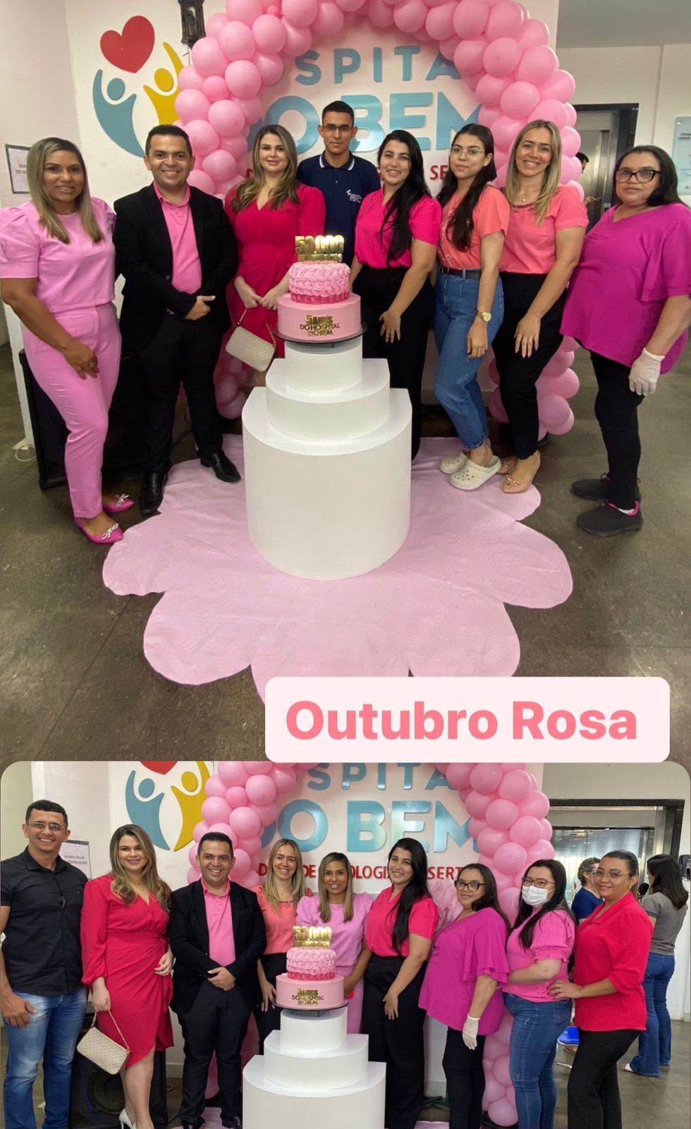 Hospital do Bem inicia ações do Outubro Rosa e celebra 5 anos de atuação em Patos