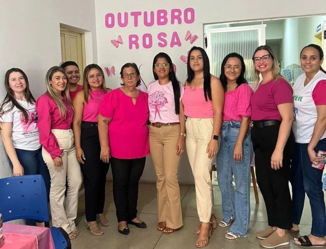 Secretaria de Saúde realiza roda de conversa e atendimentos na abertura da campanha Outubro Rosa, em Mãe d'Água