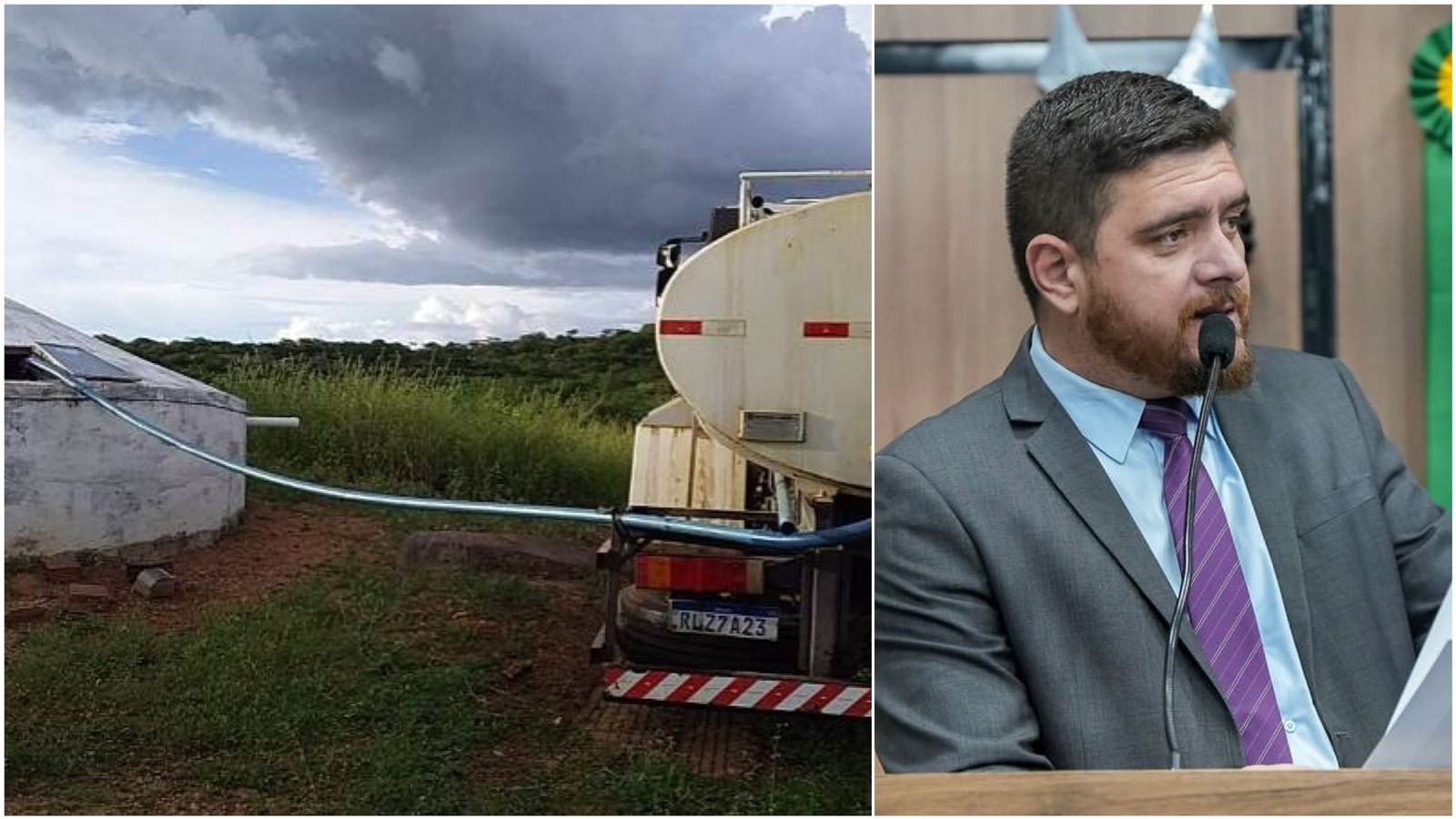 Vereador Jamerson Ferreira aborda crise de abastecimento de Água na Zona Rural do Campo Comprido