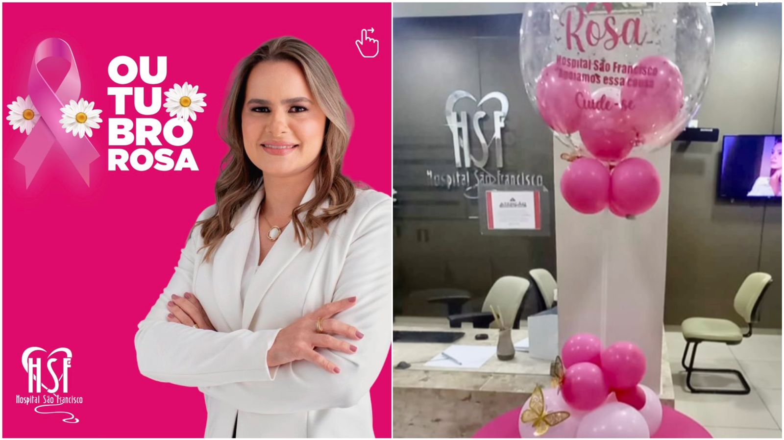 Hospital São Francisco de Patos reforça o combate e prevenção contra o Câncer de Mama e Colo de Útero