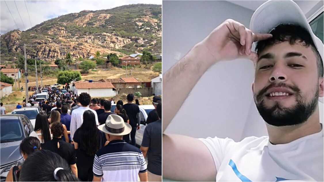 Sob forte comoção, corpo do jovem Ithalo Monteiro é sepultado na manhã deste domingo (08), em Catingueira