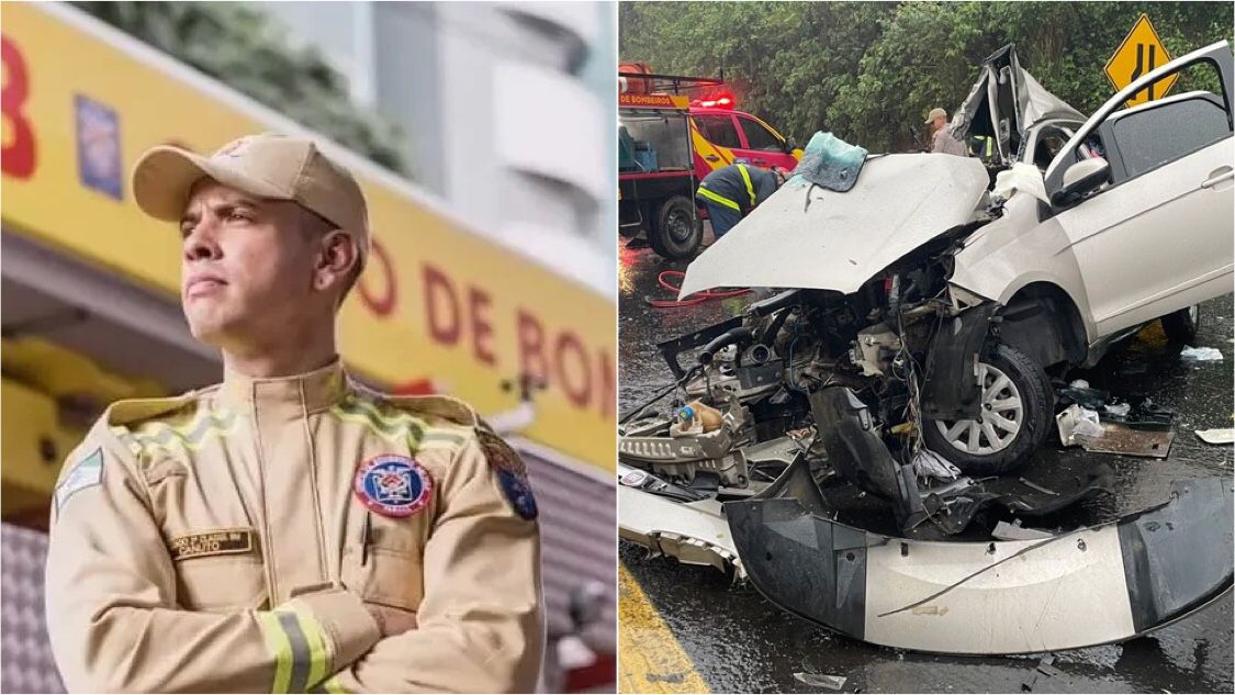 Bombeiro filho de patoenses morre em trágico acidente no Paraná: 