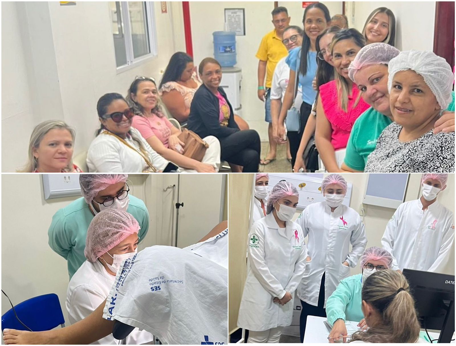Hospital do Bem realizou exames de Papanicolau nesta segunda-feira (09), em alusão à campanha do Outubro Rosa