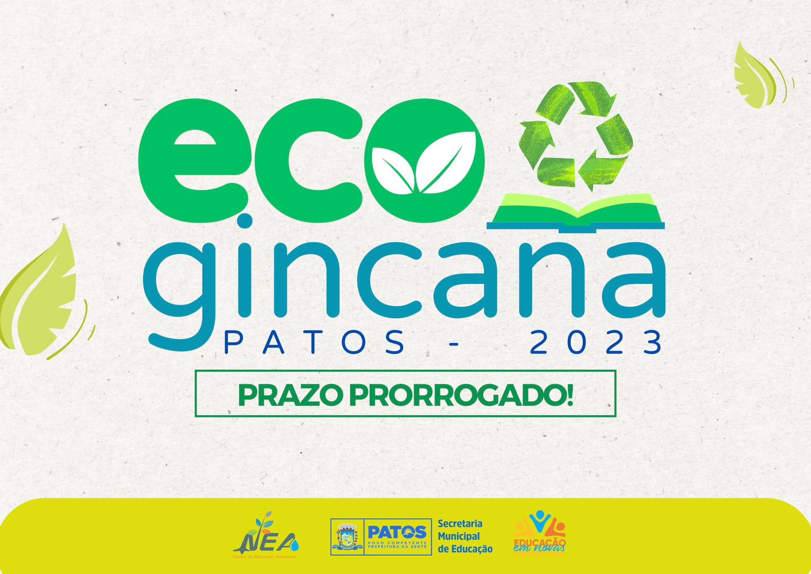 Núcleo de Educação Ambiental prorroga prazo de recolhimento de recicláveis dentro da Ecogincana 2023