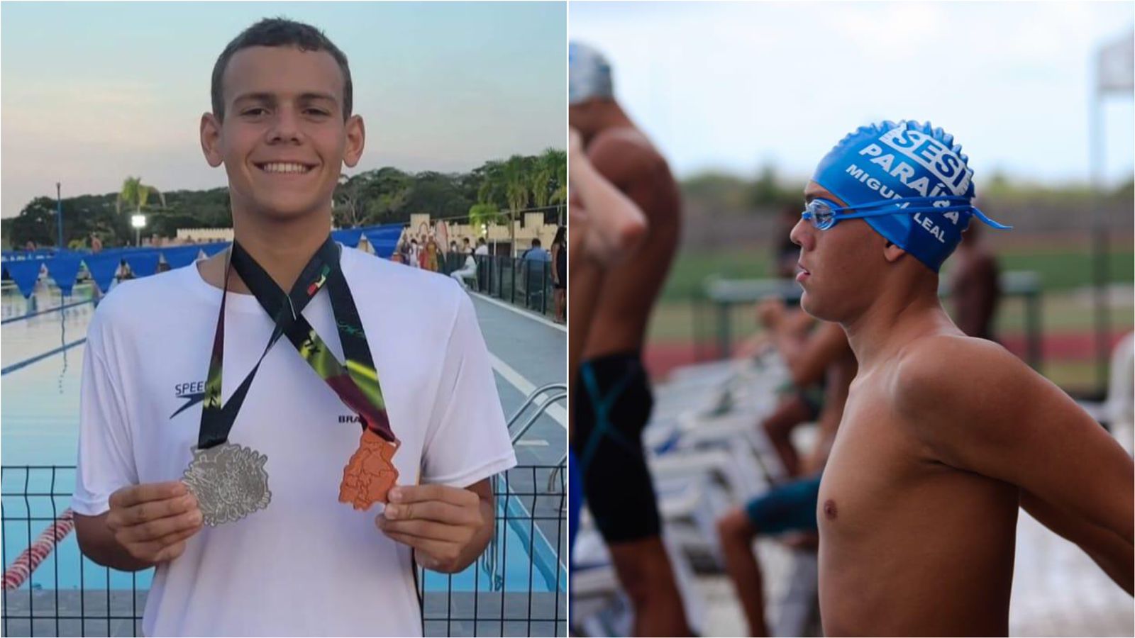 Atleta paraibano de natação, convocado para Copa Pacífico, na Colômbia, cria vaquinha para custear gastos; veja como ajudar