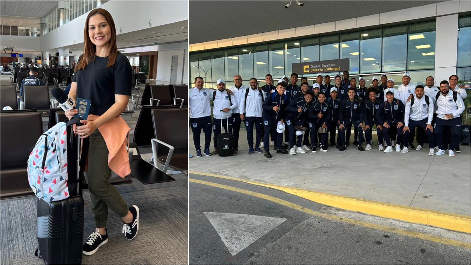 Jornalista patoense, Izabel Rodrigues, embarca para a Europa e acompanha equipe do Serra Branca durante torneio em Portugal