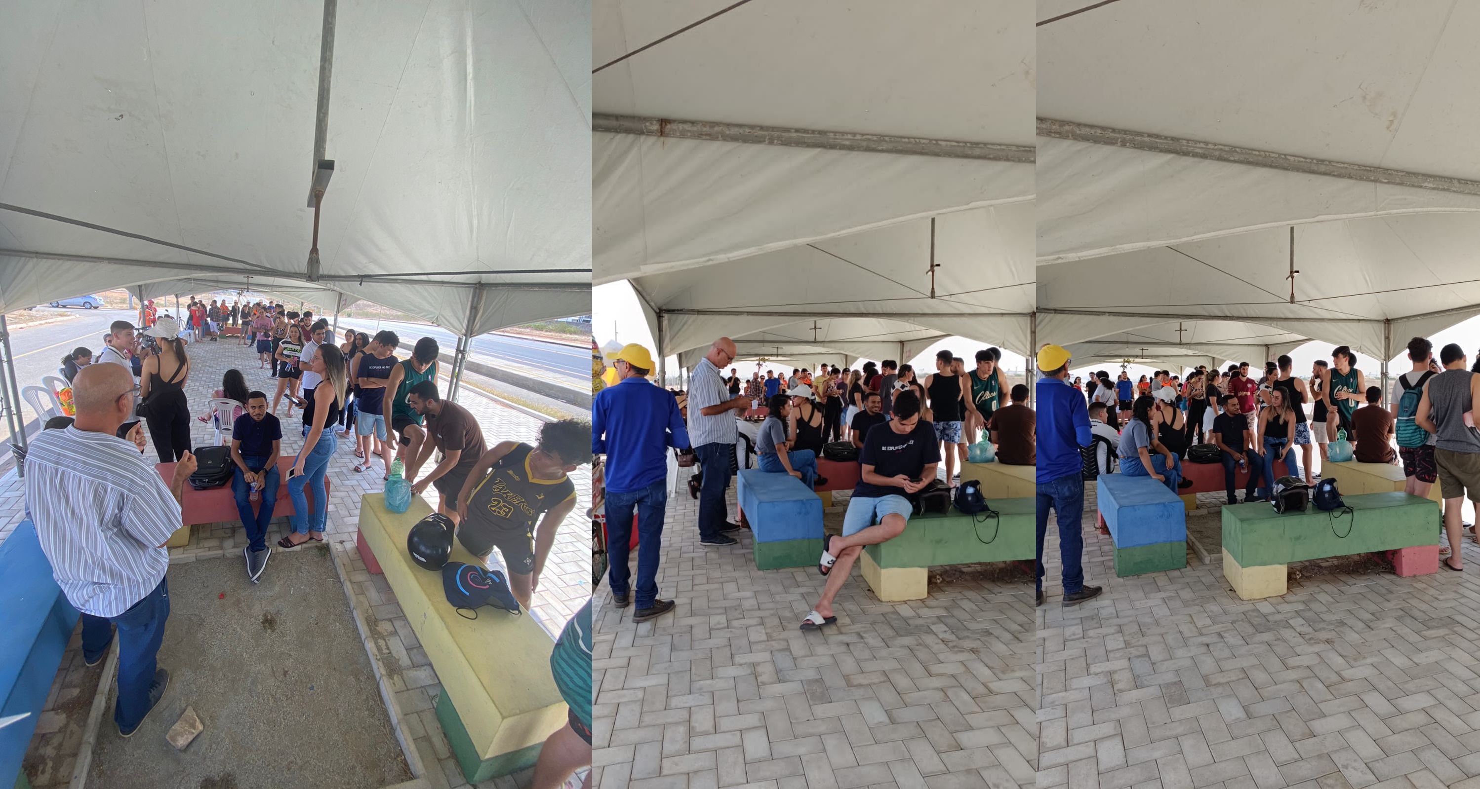 Filas já se formam em local montado para observar o eclipse em Patos