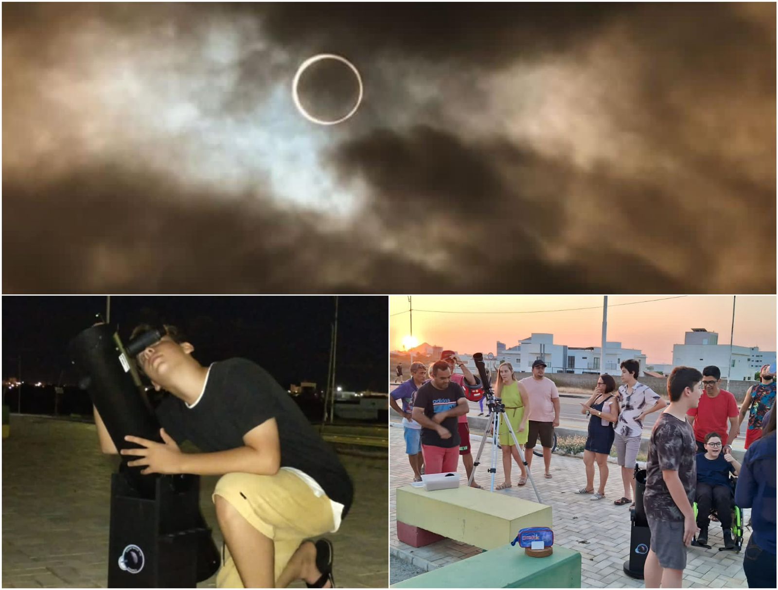 Professor de Astronomia comenta a observação do Eclipse Solar Anular do último sábado (14) e o surpreendente público presente na Alça Sudeste