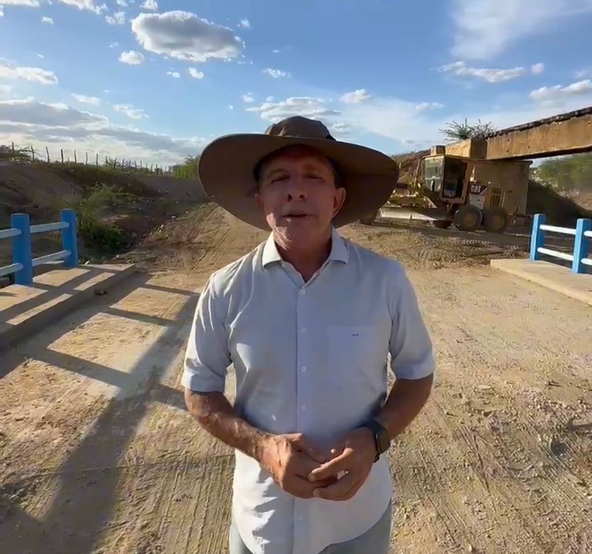 Prefeito Nabor anuncia conclusão da primeira etapa de avenida que interliga bairros ao Centro da cidade