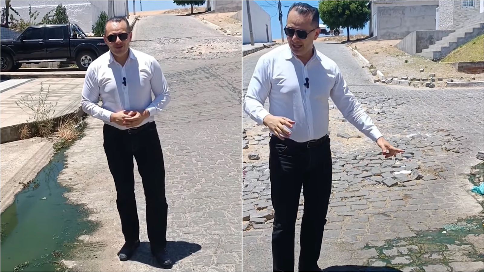 Vereador patoense usa rede social e afirma que galeria estourada está prejudicando a vida de moradores do bairro Bivar Olinto