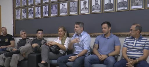 Novo delegado Seccional de Polícia Civil, Rodrigo Monteiro, participa de encontro com representantes das Forças de Segurança em Patos