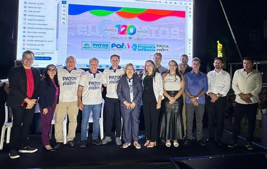 Patos 120 anos: Deputada Francisca Motta comemora novo pacote de obras