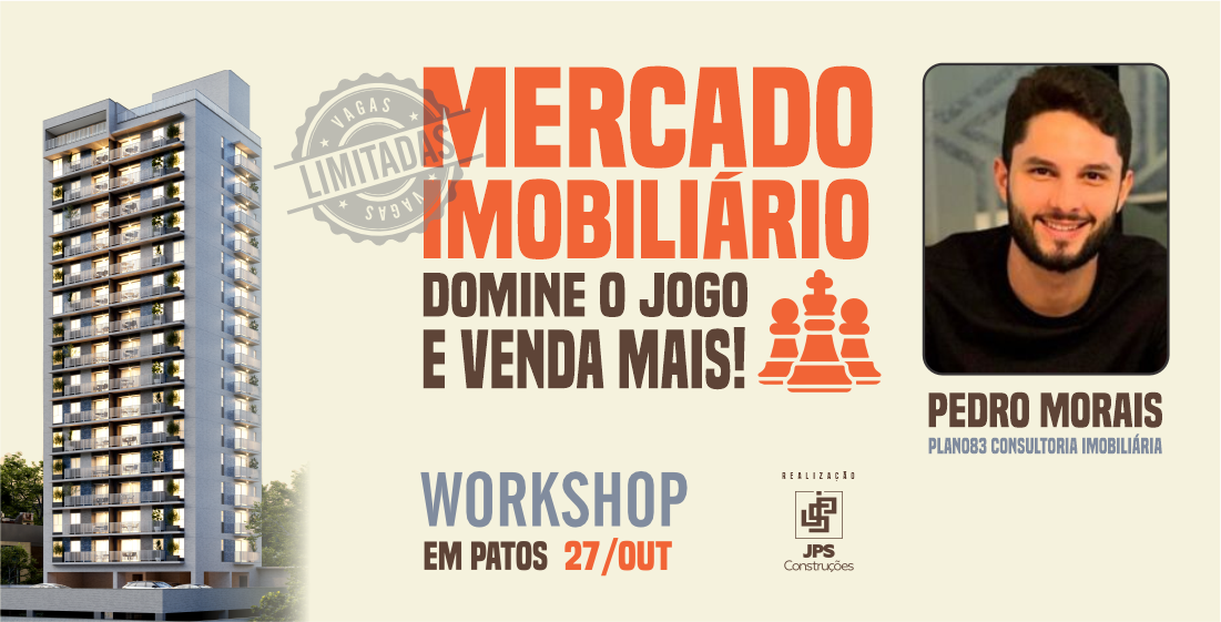 Patos sediará Workshop voltado para Corretores de Imóveis