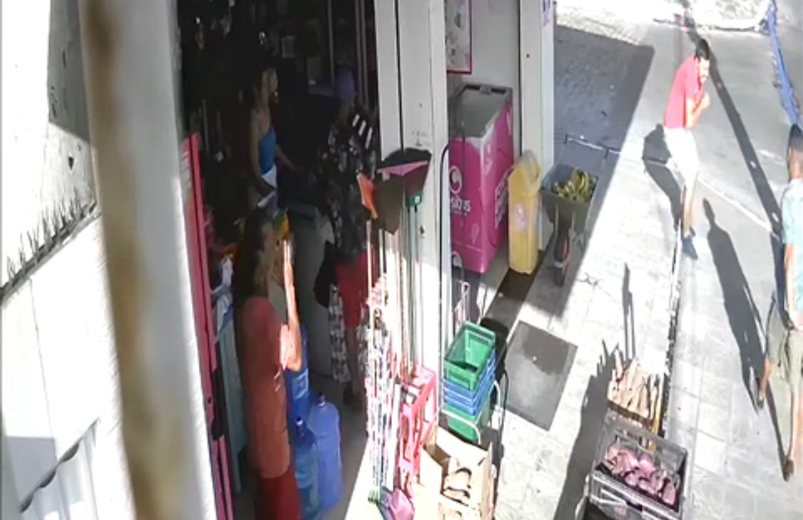 Vídeo mostra momento em que comerciante é morto em tentativa de assalto, na Paraíba; confira