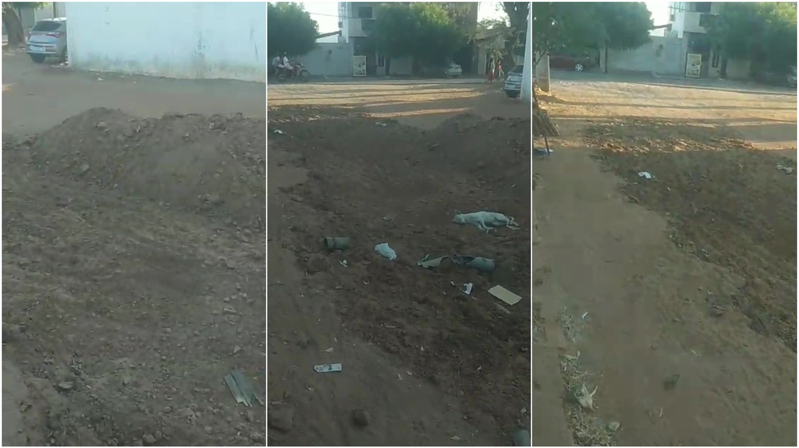 Moradores do Bairro São Sebastião em Patos, reclamam sobre infraestrutura para calçamento; Cagepa se compromete a enviar equipe ao local