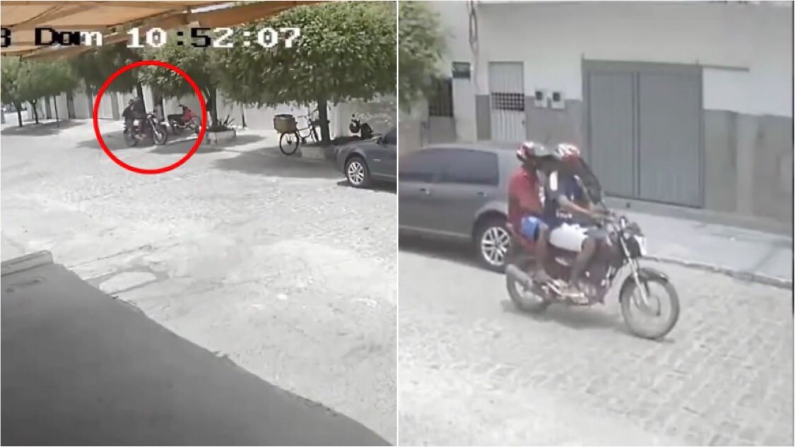 Em Patos: bandidos roubam celulares de crianças que estavam na calçada, em plena luz do dia, no bairro do Morro; veja vídeo