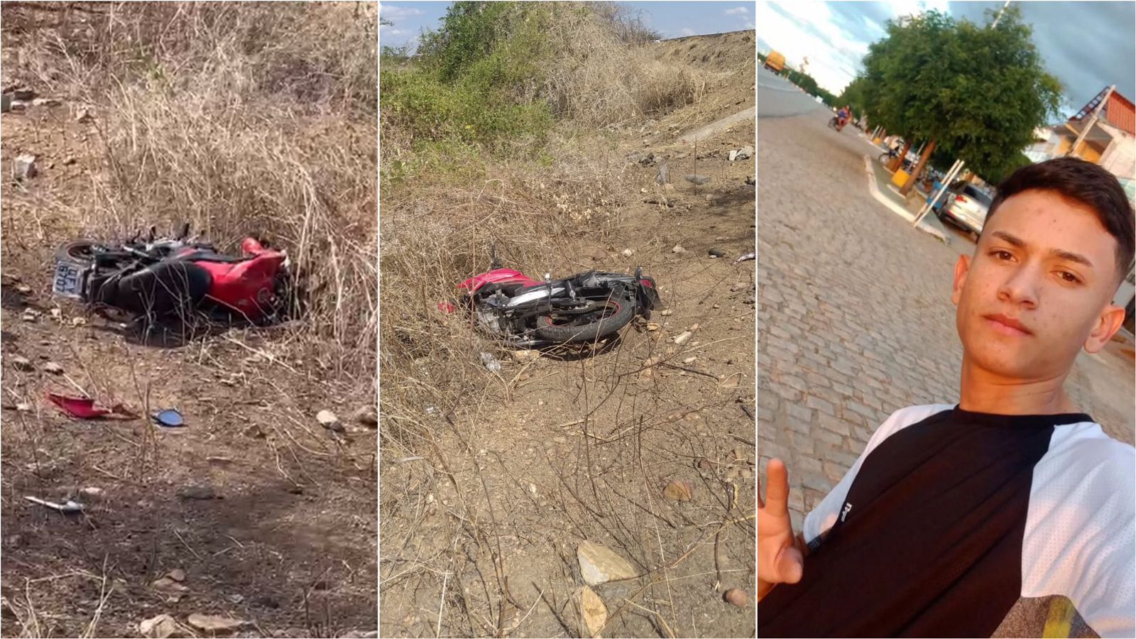Jovem morre e outro fica ferido em grave colisão envolvendo moto e carro na tarde desta quarta-feira (01), na BR-230, entre Malta e Condado