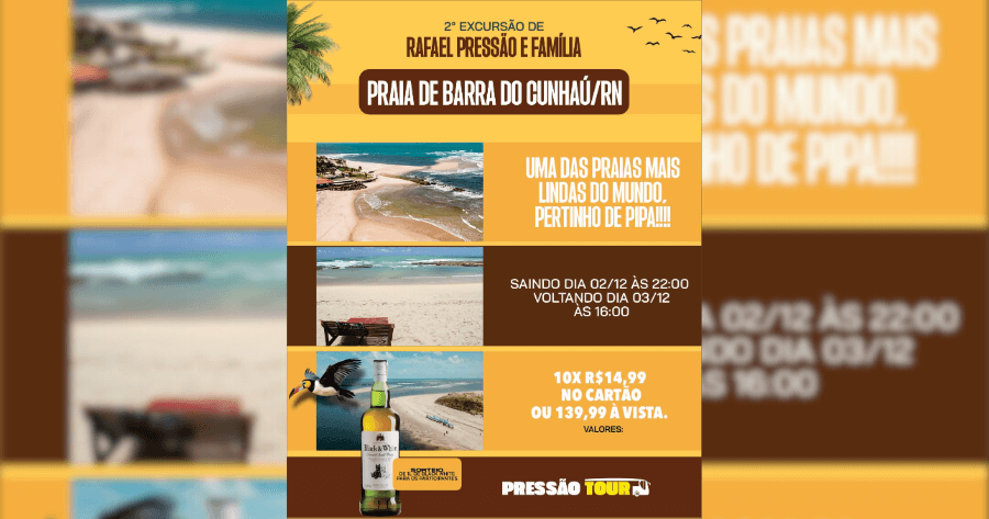 Descubra o Paraíso: Excursão Bate e Volta para Barra do Cunhaú, RN