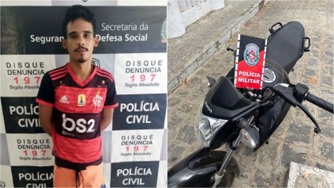 Assaltante morto em confronto com a PM na cidade de Sousa estava em motocicleta roubada na região de Patos
