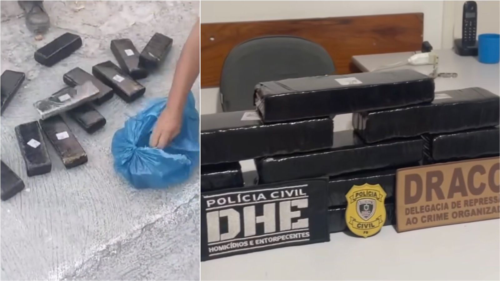 Após perseguição, Polícia Civil apreende 12kg de maconha e prende traficante em Santa Luzia-PB