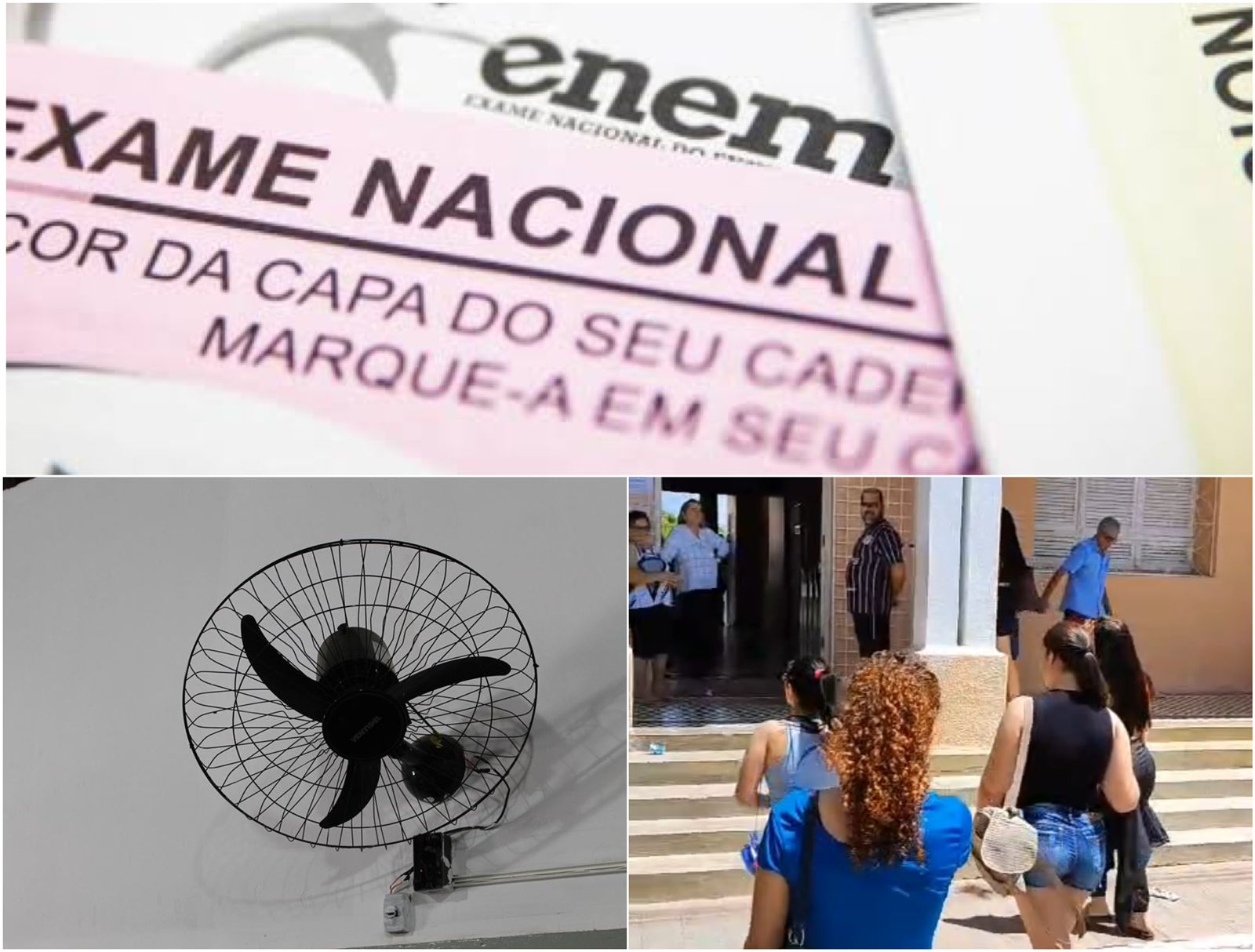 Falta de climatização nas Escolas Públicas Estaduais atrapalha rendimento de alunos durante a realização do ENEM em Patos