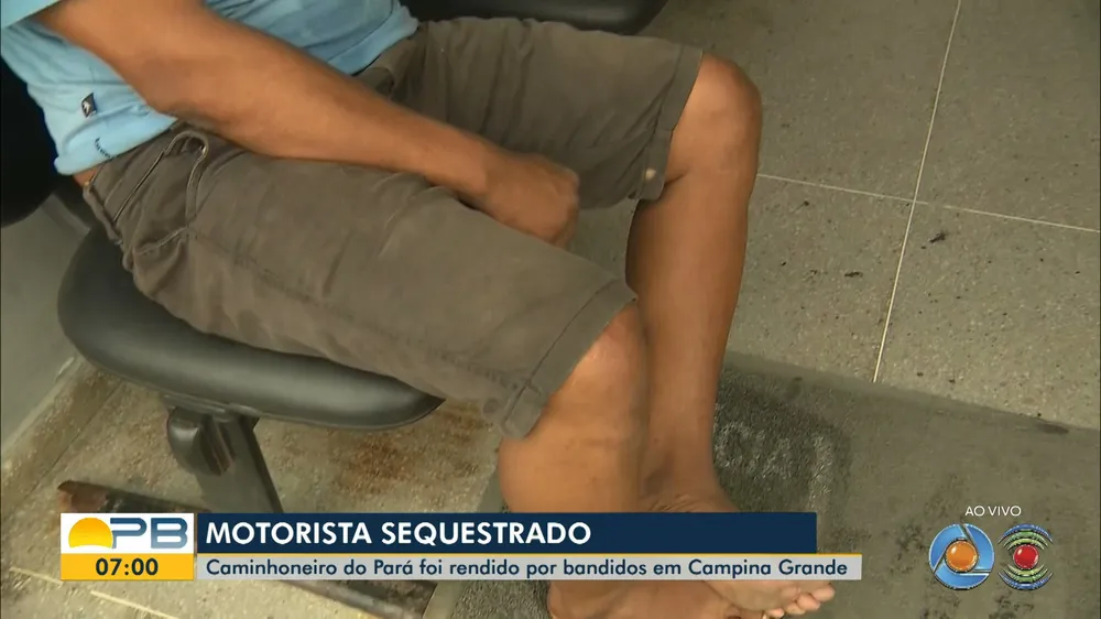 Na Paraíba: homens armados rendem motorista de caminhão e roubam mais de 17 mil quilos de carne; vítima ficou 12h em poder dos criminosos