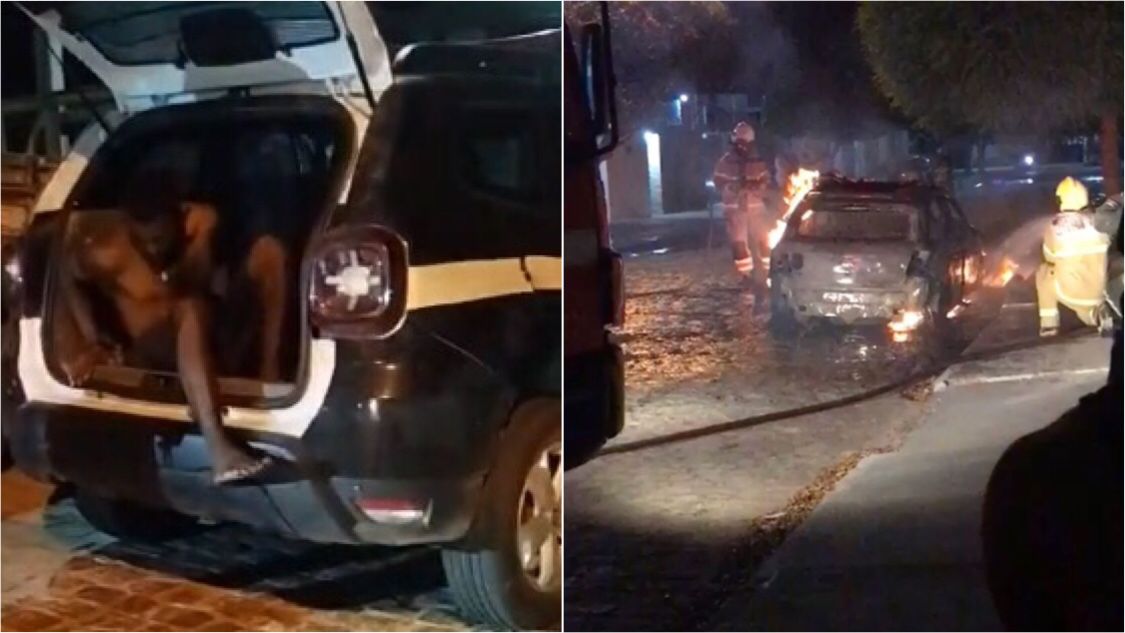 Após Audiência de Custódia, suspeito de incendiar viatura da Polícia Civil, em Patos, tem prisão preventiva decretada