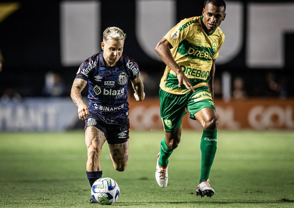 Santos só empata com o Cuiabá na Vila e fica apenas um ponto acima do Z-4