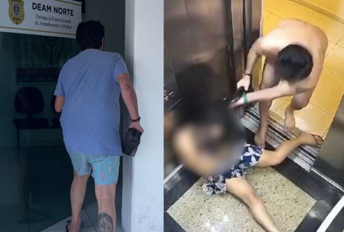 Advogado patoense flagrado agredindo mulher em elevador responderá em liberdade com uso de tornozeleira eletrônica